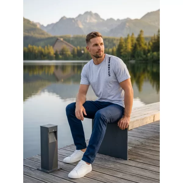  Tricou pentru bărbați SAM 73 FABIO MT 842 GRI DESCHIS 