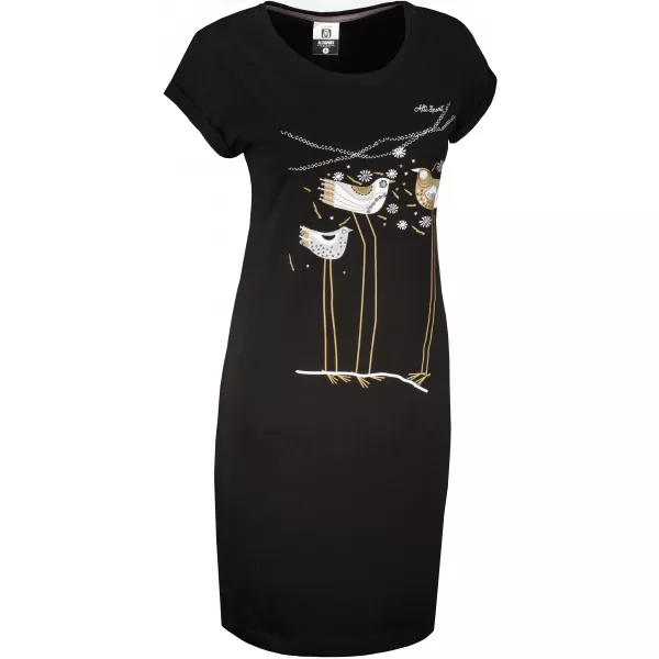  Rochie ALTISPORT ALW043178 NEGRU ȘI AURIU 