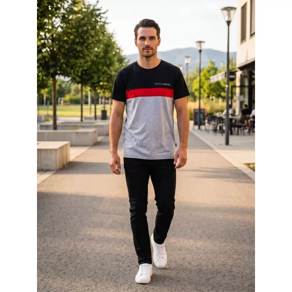  Tricou pentru bărbați SAM 73 ERNESTO MT 840 GRI DESCHIS 