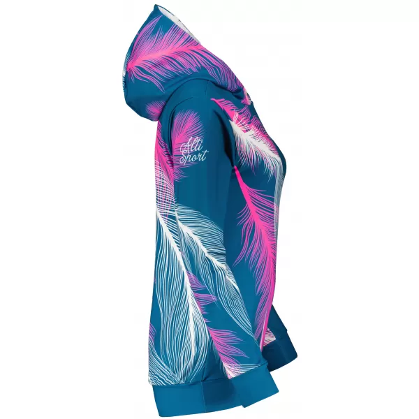  Hanorac funcțional premium pentru femei ALTISPORT VOJ/ALW001MI01 BENZINĂ/ROZ 