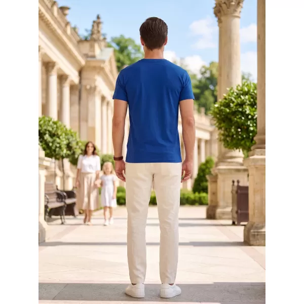  Tricou pentru bărbați ALTISPORT NoPrint NP/ALM921 ALBASTRU REGAL 