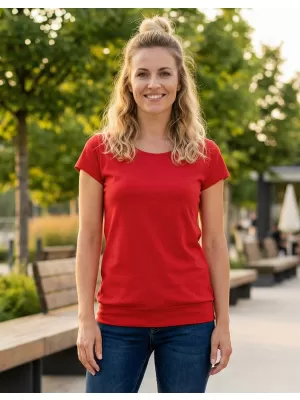 Tricou pentru femei ALTISPORT NoPrint NP/ALW021 ROȘU