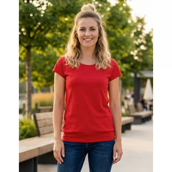  Tricou pentru femei ALTISPORT NoPrint NP/ALW021 ROȘU 