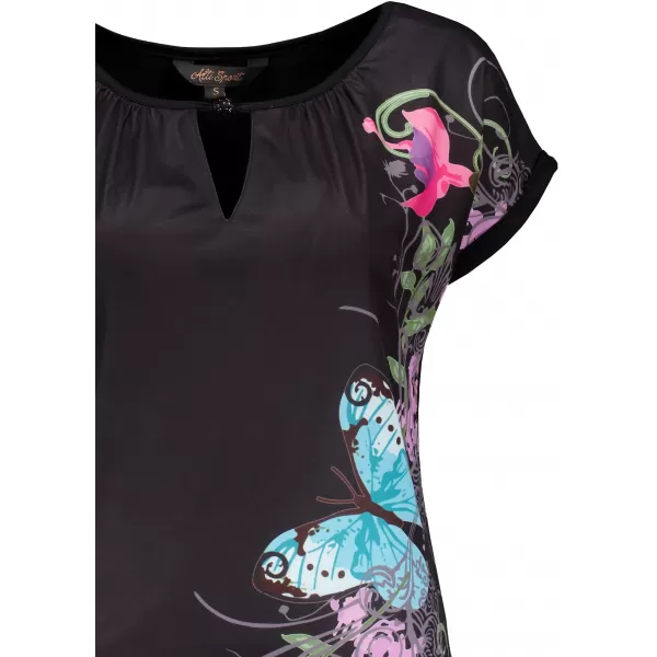  Tricou pentru femei ALTISPORT CARINE NEGRU 