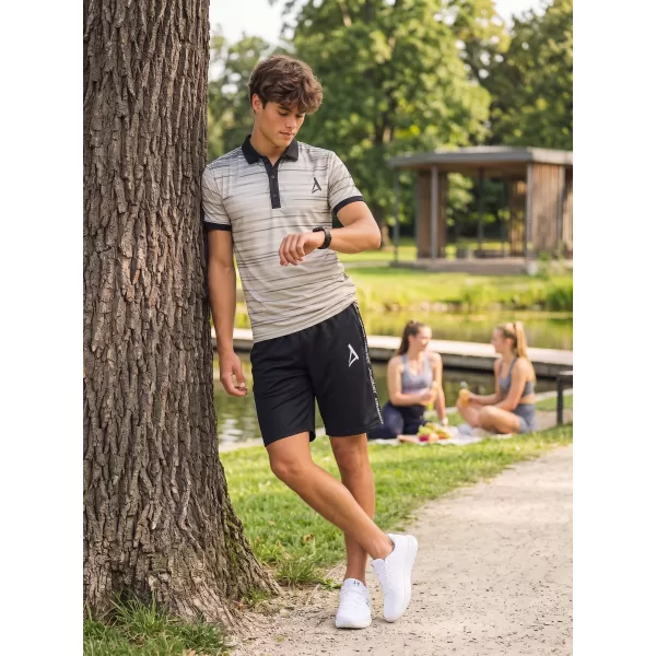  Pantaloni scurți funcționali premium pentru bărbați ALTISPORT VOJ/ALM021KRA01 NEGRU 
