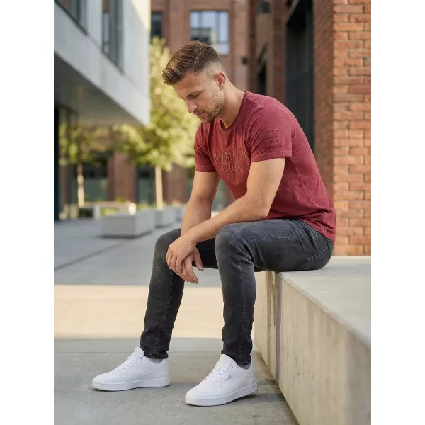  Tricou pentru bărbați KIXMI SALEM BURGUNDIA 