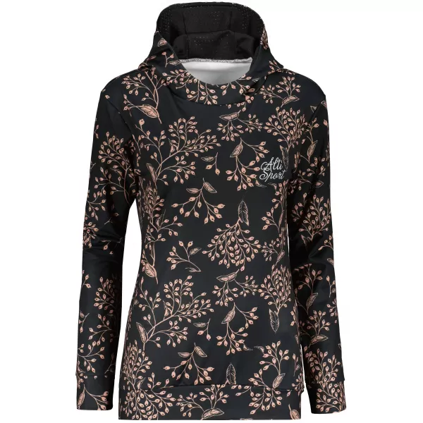  Hanorac funcțional premium pentru femei ALTISPORT VOJ/ALW025MI01 NEGRU 
