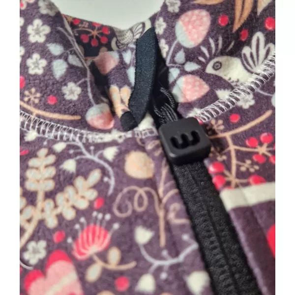  Hanorac fleece pentru copii WAMU SOVA VIOLET 