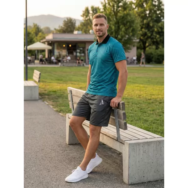  Pantaloni scurți funcționali premium pentru bărbați ALTISPORT VOJ/ALM013KRA01 GRI 