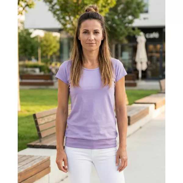  Tricou pentru femei ALTISPORT NoPrint NP/ALW021 LAVANDĂ 