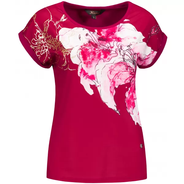  Tricou pentru femei KIXMI SAKURA Burgundia 