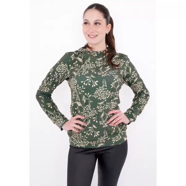  Hanorac funcțional premium pentru femei ALTISPORT VOJ/ALW025MI01 MILITAR 