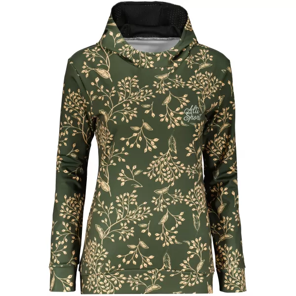  Hanorac funcțional premium pentru femei ALTISPORT VOJ/ALW025MI01 MILITAR 