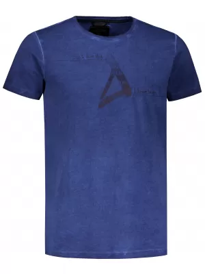 Tricou pentru bărbați ALTISPORT CADMAN ALBASTRU INCHIS