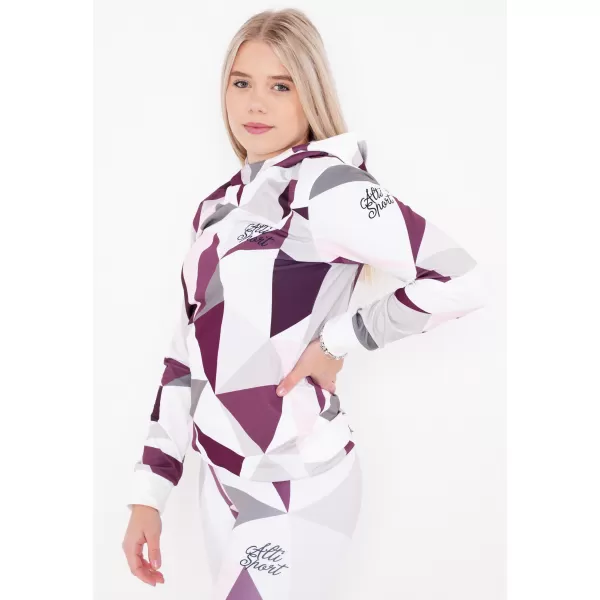  Hanorac funcțional premium pentru femei ALTISPORT VOJ/ALW007MI01 ALB 