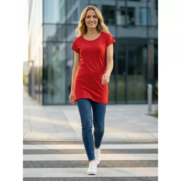  Tricou lung de damă ALTISPORT NoPrint NP/ALW321 ROȘU 