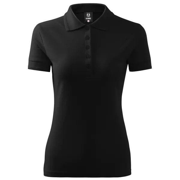  Tricou de damă cu guler ALTISPORT NoPrint NP/ALW012 NEGRU 