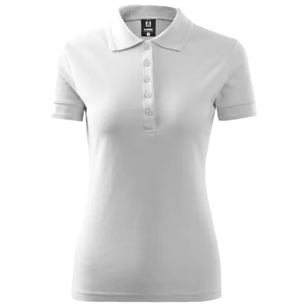  Tricou de damă cu guler ALTISPORT NoPrint NP/ALW012 ALB 