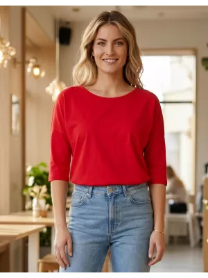Tricou pentru femei SAM 73 CARLOTA WT 904 ROŞU