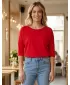 Tricou pentru femei SAM 73 CARLOTA WT 904 ROŞU