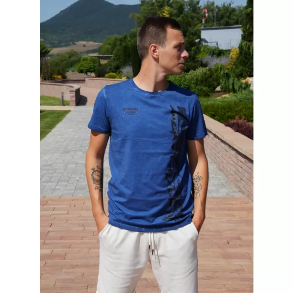  Tricou pentru bărbați ALTISPORT CALISTO ALBASTRU 