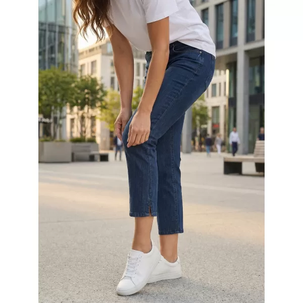  Pantaloni 3/4 dama SAM 73 ANTONELLA WK 813 DENIM ÎNCHIS LA CULOARE 