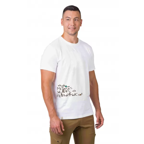  Tricou pentru bărbați HANNAH SKATCH ALB 
