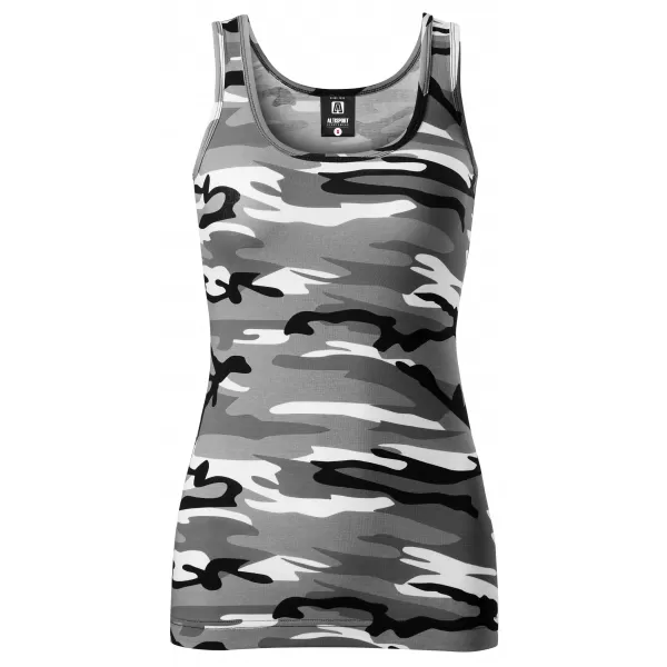  Maieu de damă ALTISPORT NoPrint NP/ALW63C GRI CAMUFLAJ 