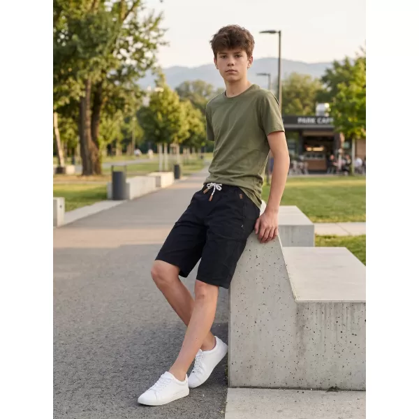  Pantaloni scurți pentru băieți SAM 73 FALKO KS 511 NEGRU 
