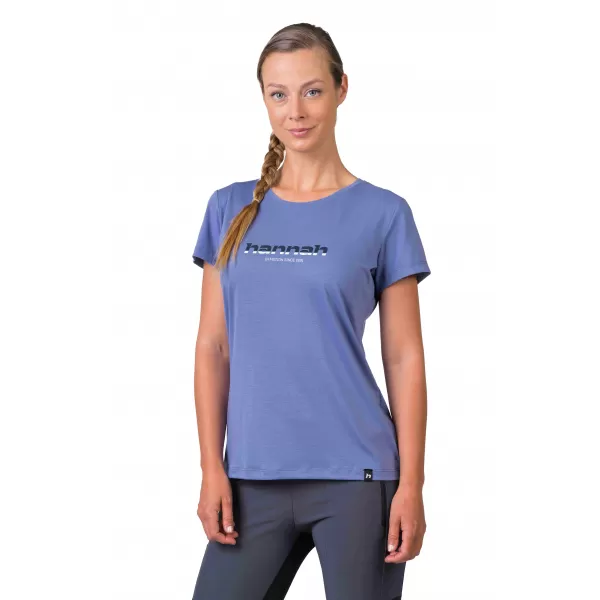  Tricou pentru femei HANNAH CORDY DENIM ALBIT 