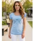 Tricou pentru femei KIXMI SAMMI ALBASTRU