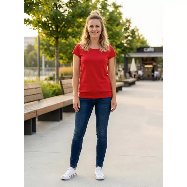  Tricou pentru femei ALTISPORT NoPrint NP/ALW021 ROȘU 