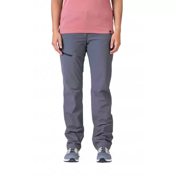 Pantaloni de dama HANNAH CAROLA CU DUNGI GRI 