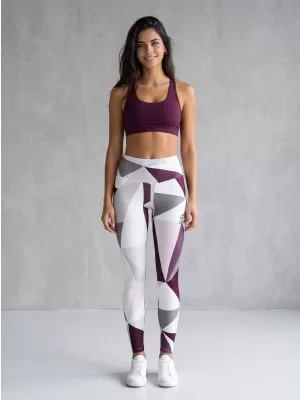 Jambiere lungi premium de damă ALTISPORT VOJ/ALW007LEG01 ALB
