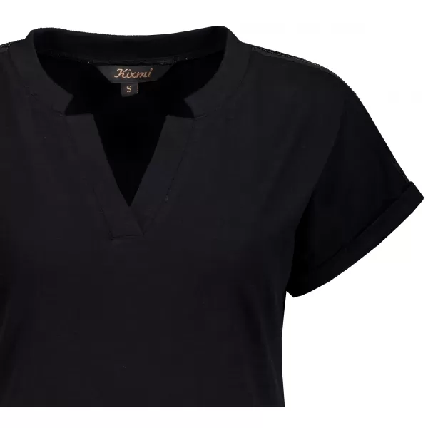  Tricou pentru femei KIXMI SELENA NEGRU 