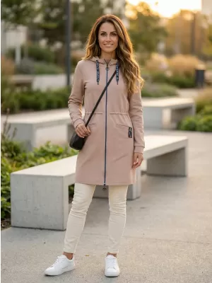 Hanorac de dama ALTISPORT CELIA BEJ/ALBASTRU