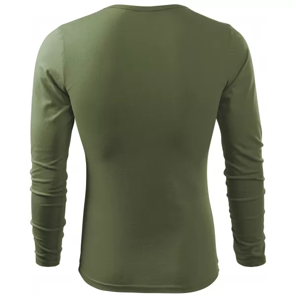  Tricou pentru bărbați cu mâneci lungi ALTISPORT NoPrint NP/ALM911 KAKI 