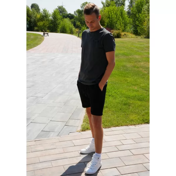  Tricou pentru bărbați KIXMI SOREN GRI INCHIS 