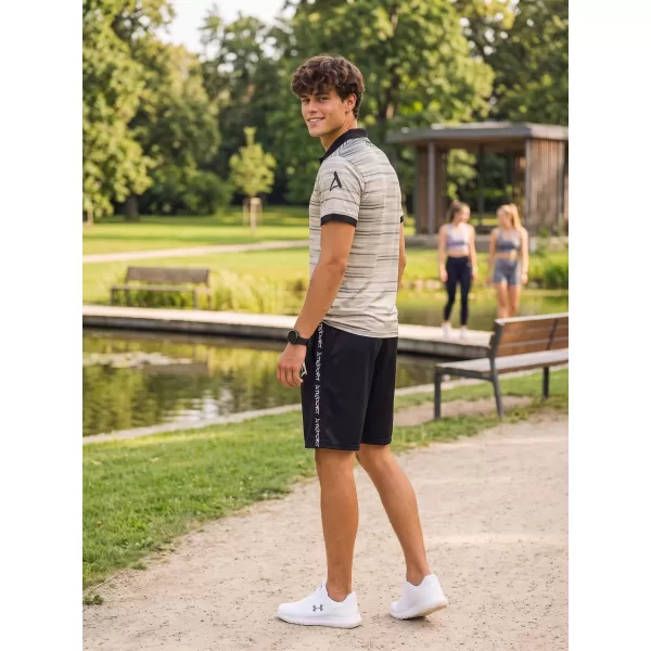  Pantaloni scurți funcționali premium pentru bărbați ALTISPORT VOJ/ALM021KRA01 NEGRU 