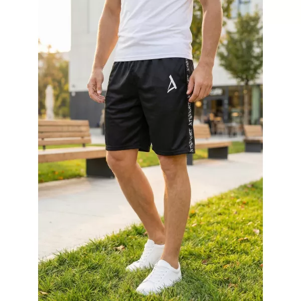  Pantaloni scurți funcționali premium pentru bărbați ALTISPORT VOJ/ALM021KRA01 NEGRU 