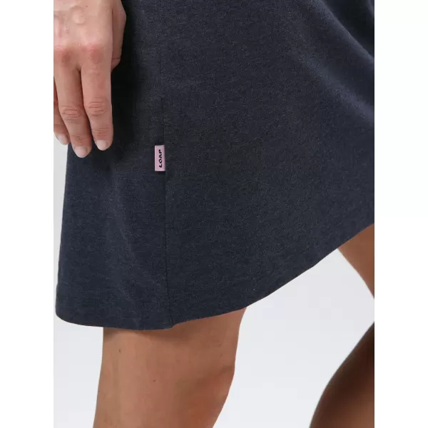  Rochie LOAP AUDANA CLW2436 ALBASTRU ÎNCHIS 