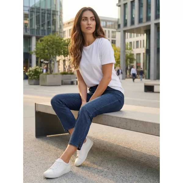  Pantaloni 3/4 dama SAM 73 ANTONELLA WK 813 DENIM ÎNCHIS LA CULOARE 