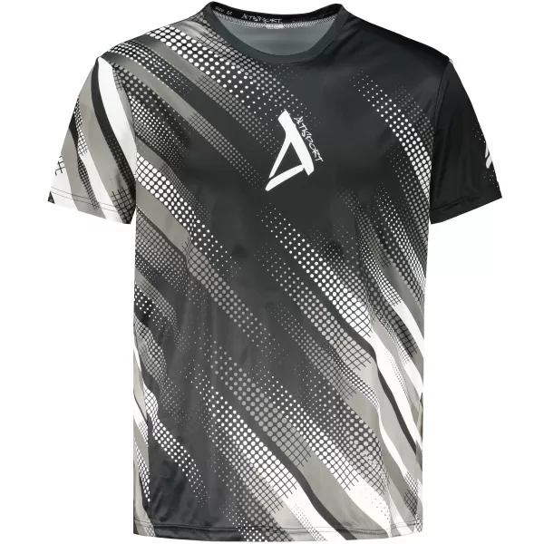  Tricou funcțional premium pentru bărbați ALTISPORT VOJ/ALM028TR01 ALB-NEGRU 