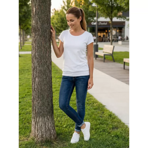  Tricou pentru femei ALTISPORT NoPrint NP/ALW021 ALB 