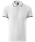 Tricou pentru bărbați cu guler ALTISPORT NoPrint NP/ALM912 ALB