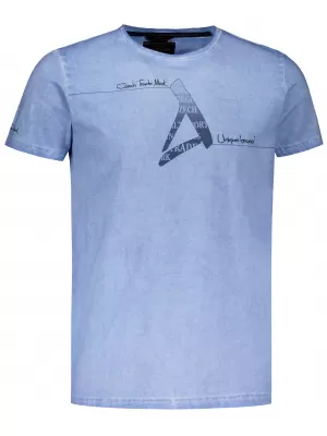 Tricou pentru bărbați ALTISPORT CADMAN ALBASTRU
