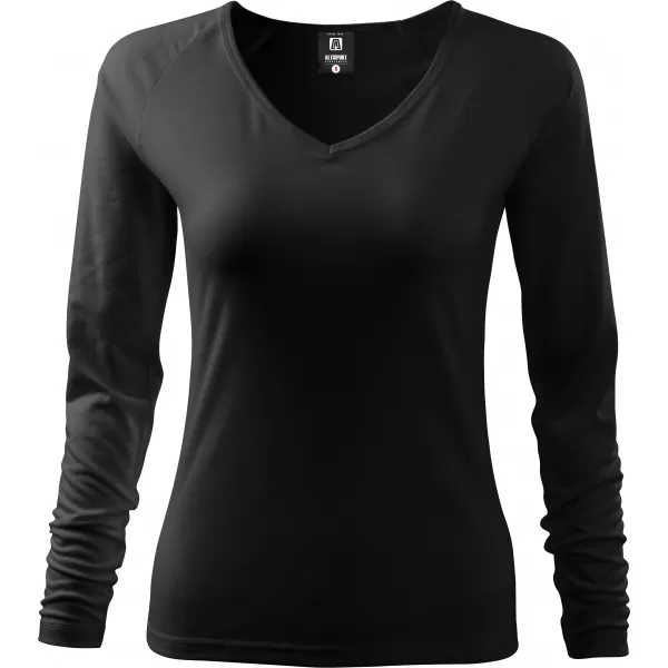  Tricou de damă cu mâneci lungi ALTISPORT NoPrint NP/ALW721 NEGRU 