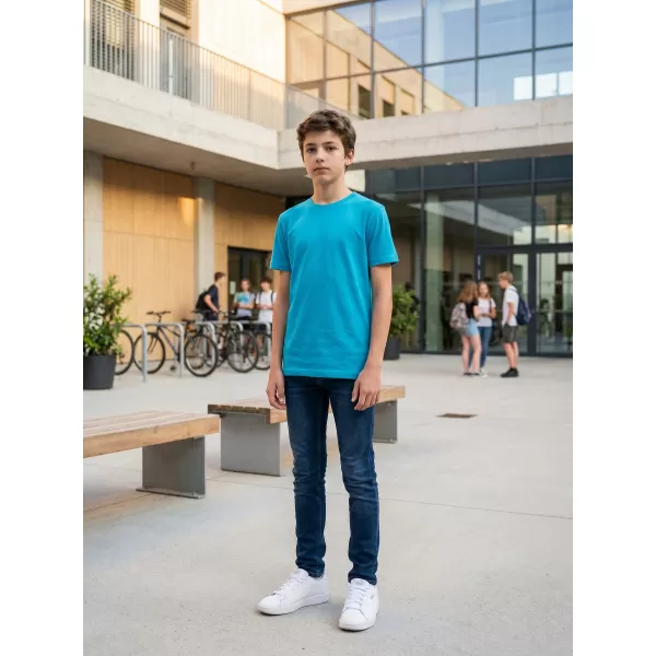  Tricou pentru copii ALTISPORT NoPrint NP/ALK531 TURCOAZ 