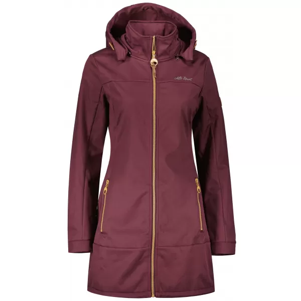  Palton softshell dama ALTISPORT CIARA BURGUNDIA 