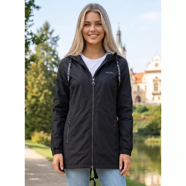  Geaca de dama ALTISPORT CHELSIE NEGRU 